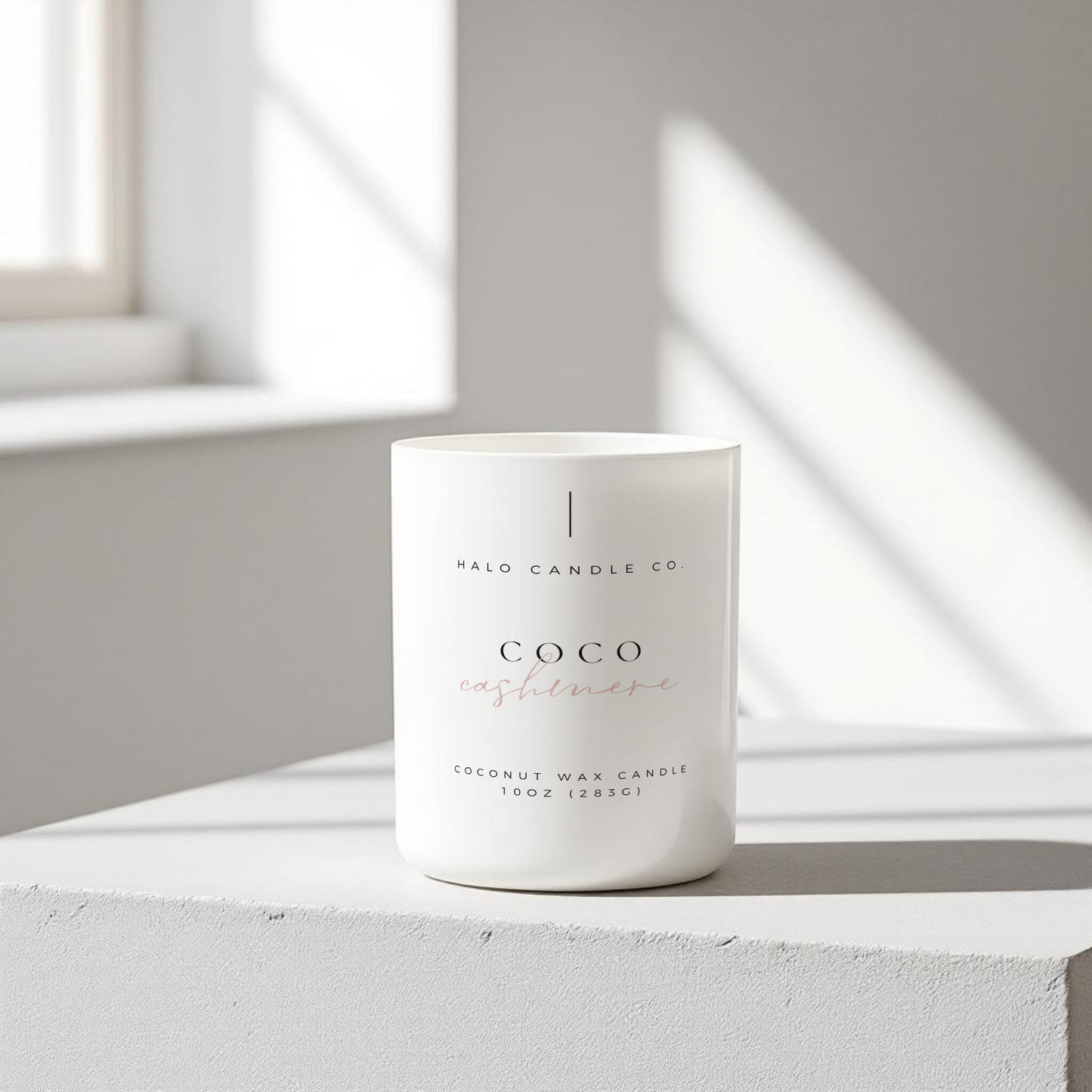 Coco Cashmere Candle – 10 oz | Coconut Wax, Creamy Cocoa & Cashmere Musk