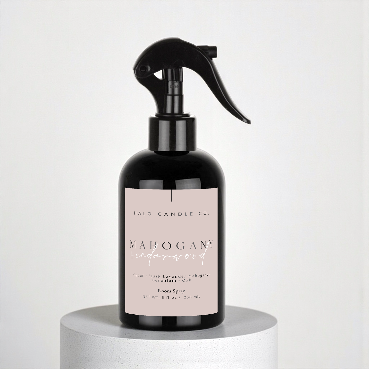 8 oz Room Spray Room Fragrance Room Sprays Halo Candle Co.