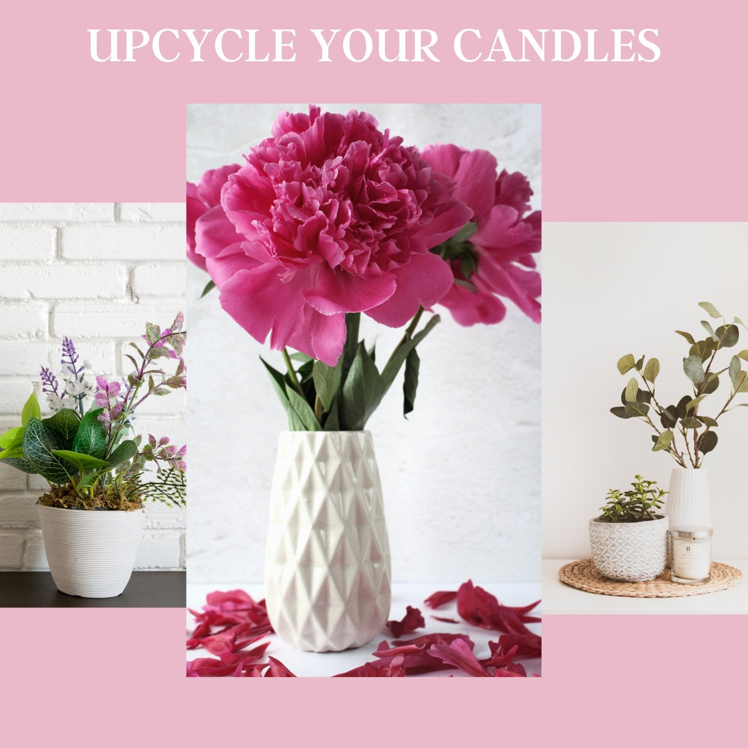 Creative ways to upcycle and repurpose empty candle jars and vessels