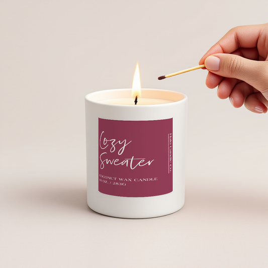 Cozy Sweater | 10 oz Fall Candle
