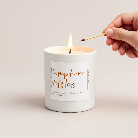 Pumpkin Waffles | 10 oz Fall Candle