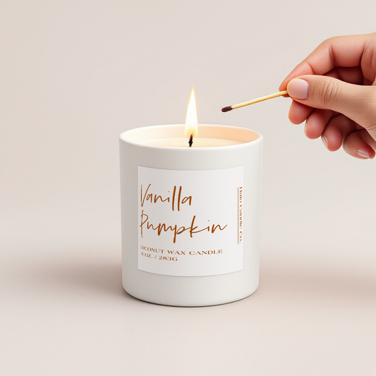Vanilla Pumpkin | 10 oz Fall Candle
