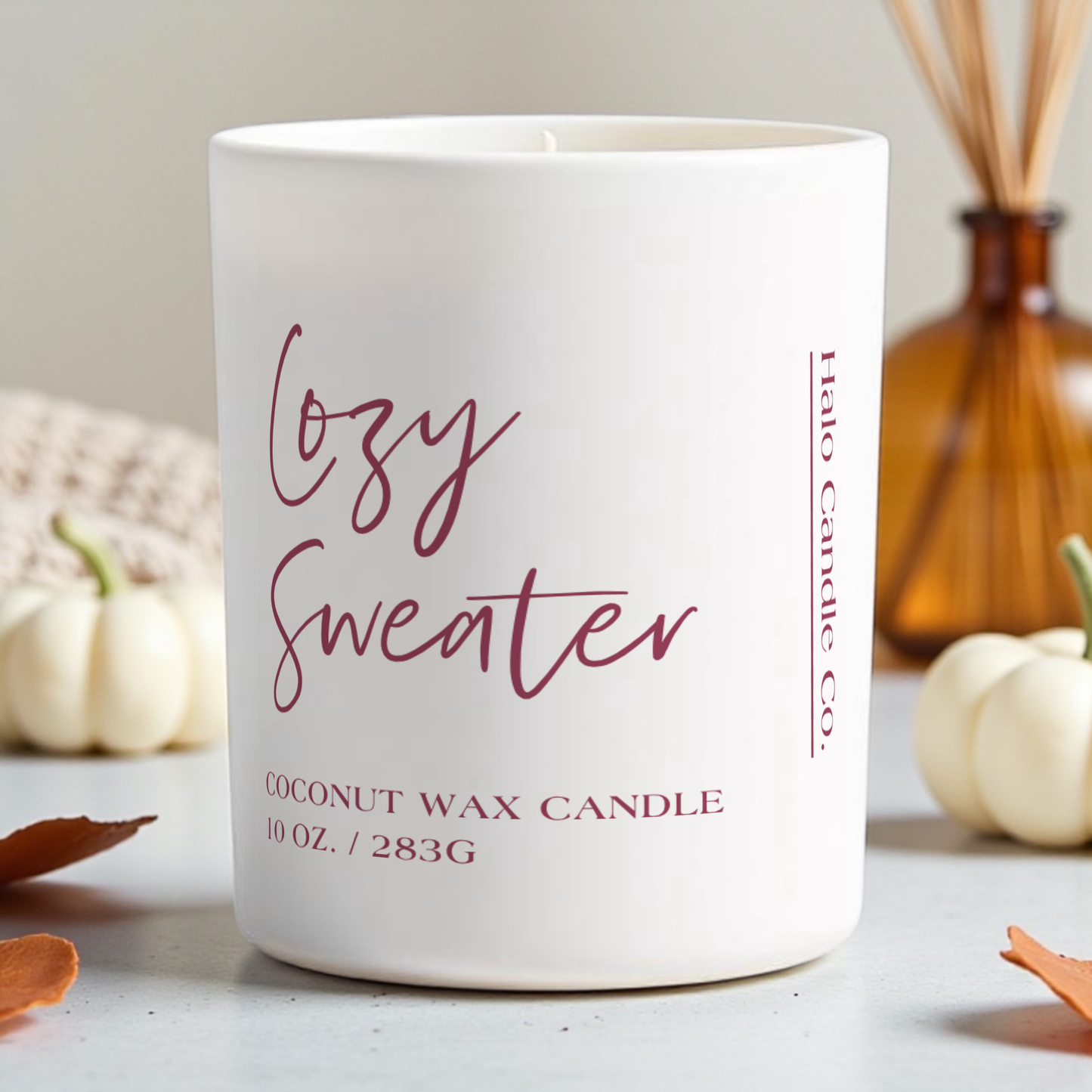 Cozy Sweater | 10 oz Fall Candle