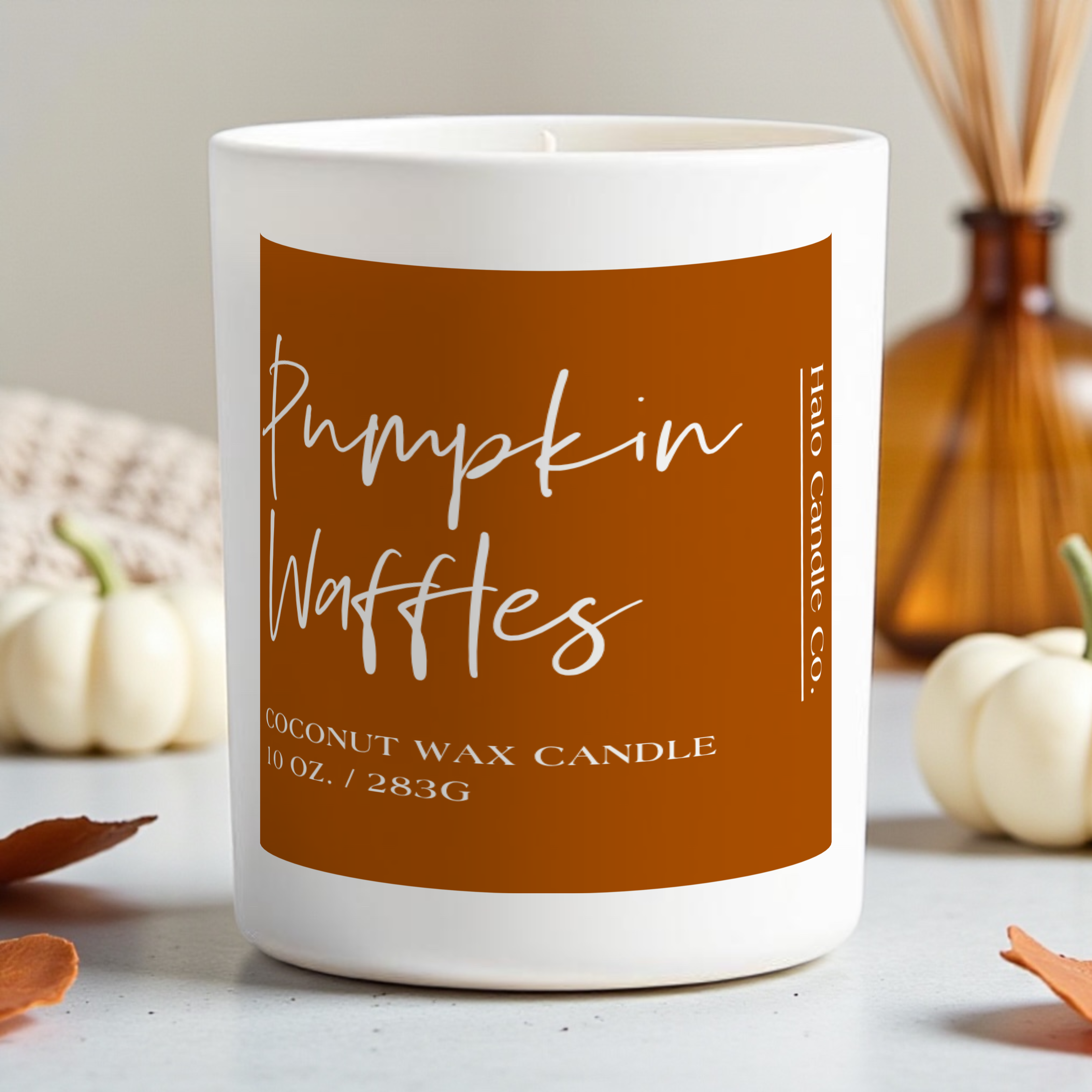 Pumpkin Waffles | 10 oz Fall Candle