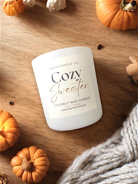 12 oz Fall Candles scented candle Candles Halo Candle Co.