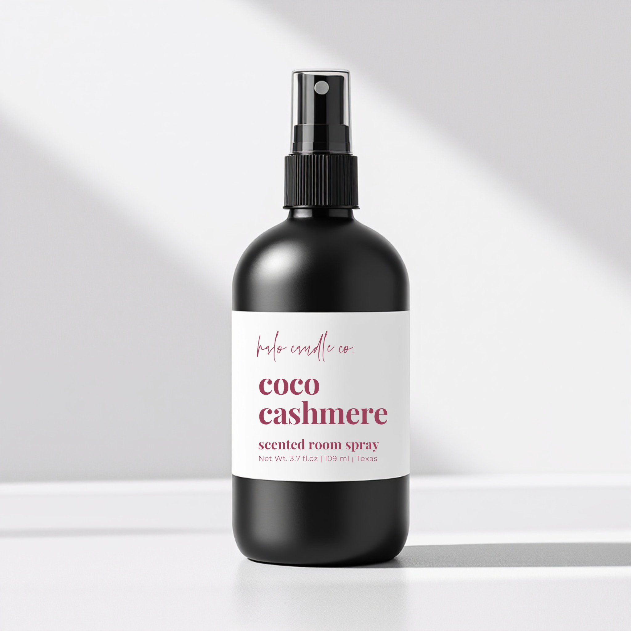 4 oz Room Spray Coconut Wax Candle by Halo Candle Co..