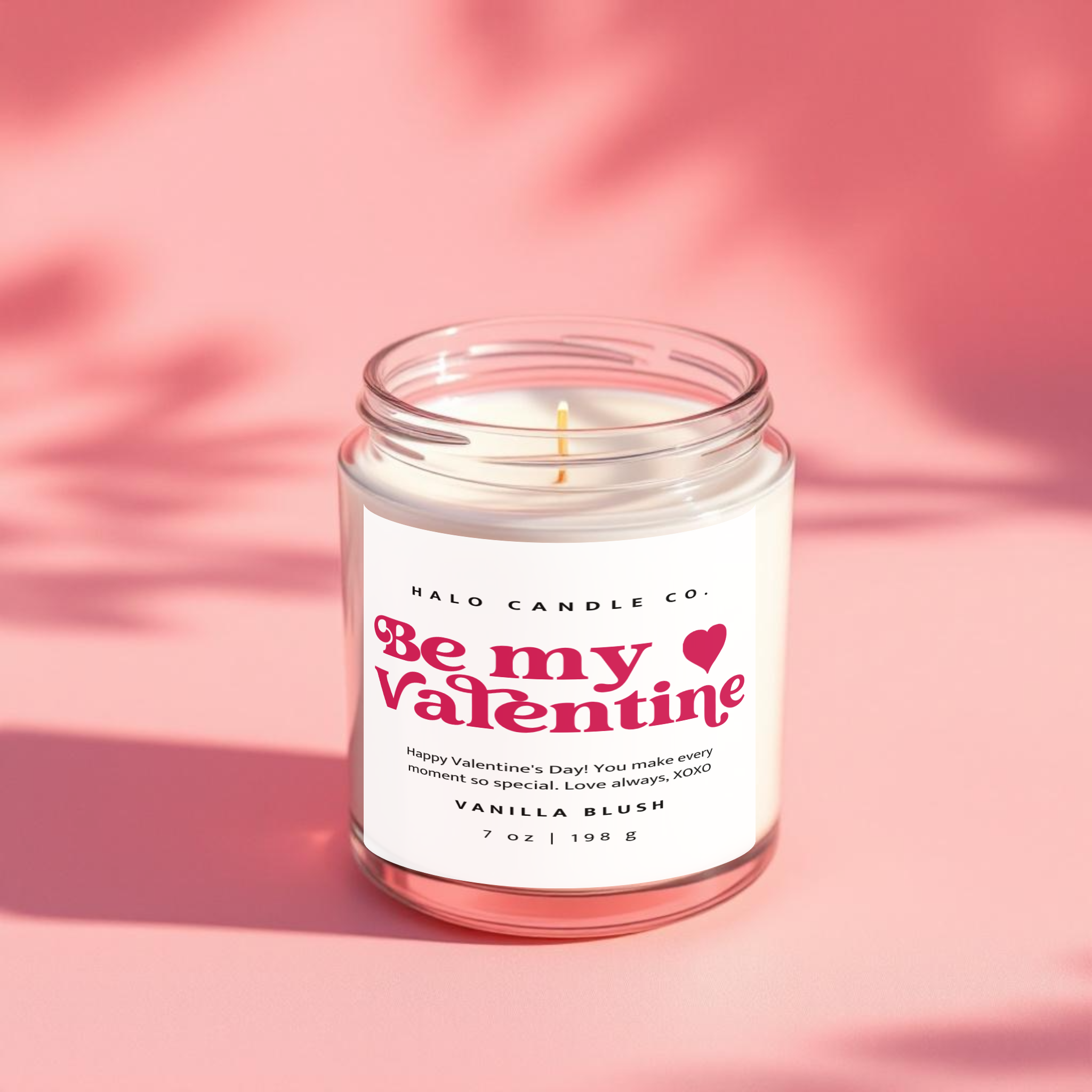 7 oz Valentine's Candle - Choose Your Scent