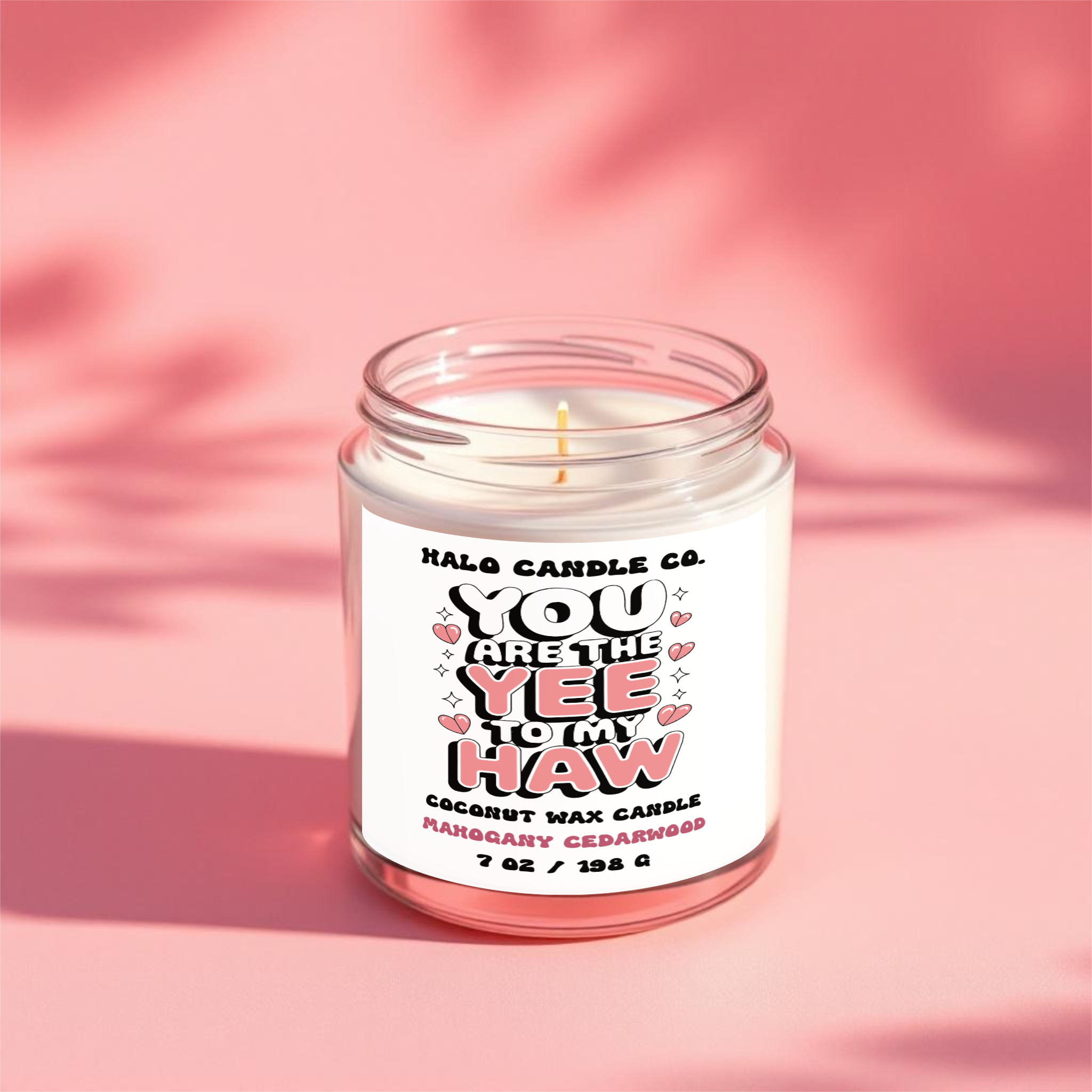 7 oz Valentine's Candle - Choose Your Scent