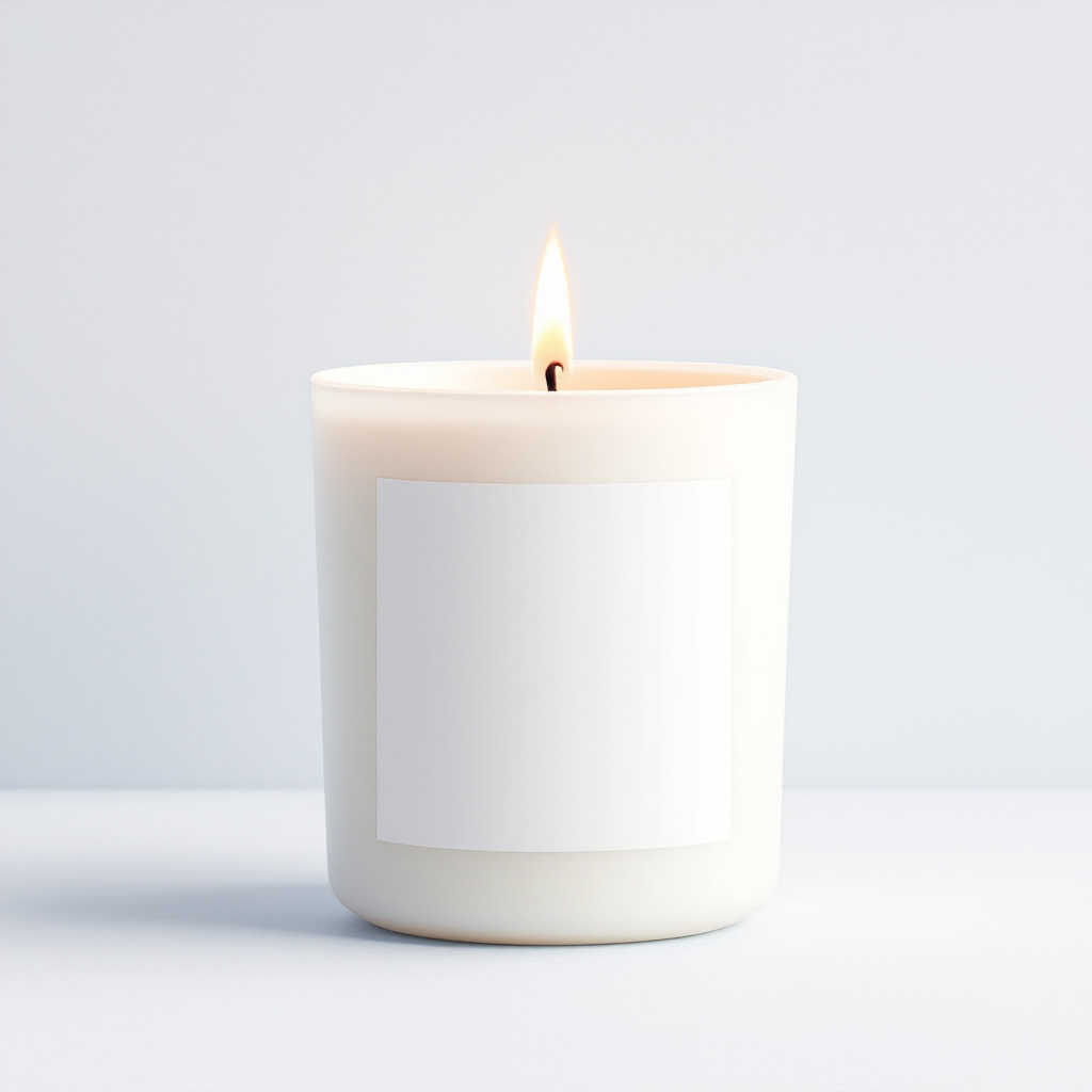12 oz White Label Candles Coconut Wax Candle by Halo Candle Co..