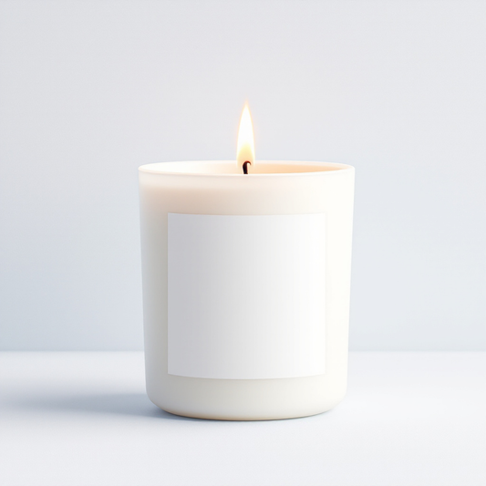 12 oz White Label Candles Coconut Wax Candle by Halo Candle Co..