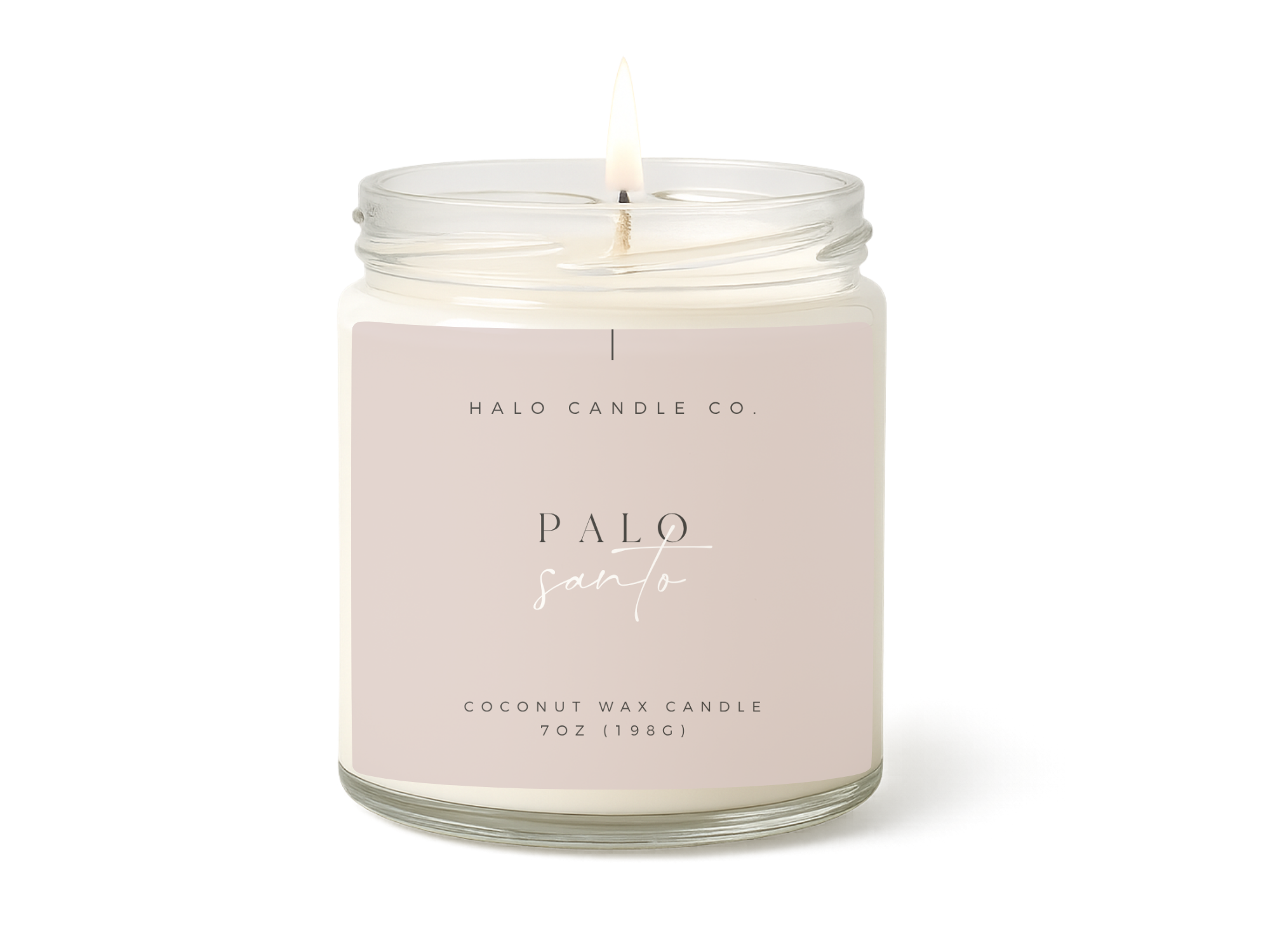Palo Santo Candle – 7 oz | Hand‑Poured Coconut Wax, Warm Earthy Wood & Spice