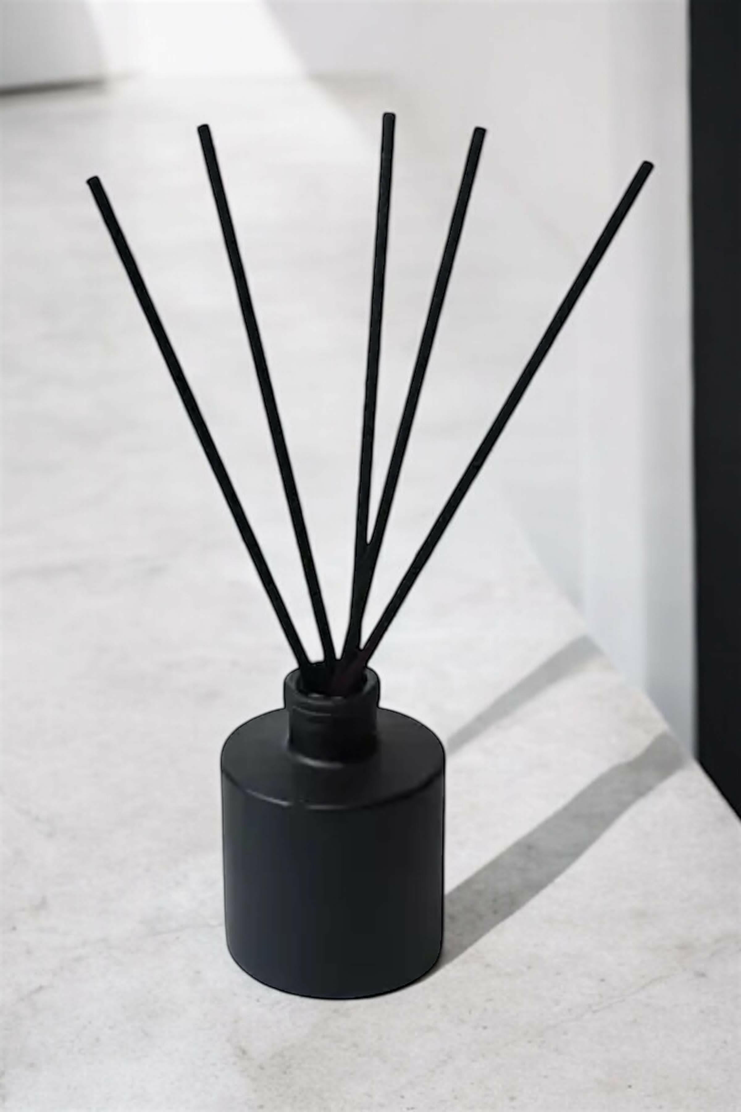 Matte Black | Reed Diffusers Coconut Wax Candle by Halo Candle Co..