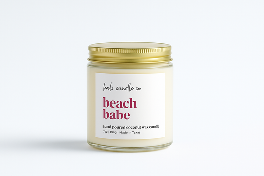 Beach Babe - minimalist with proper label styling